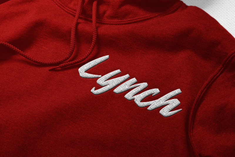 Take Back Embroidery Script Font