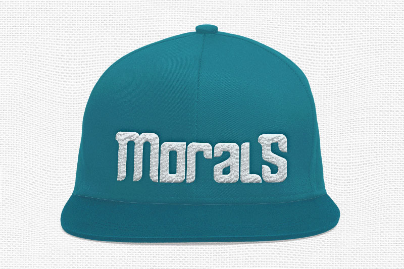 Thenacious Embroidery Display Font