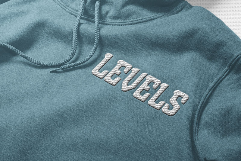 Thenacious Embroidery Display Font