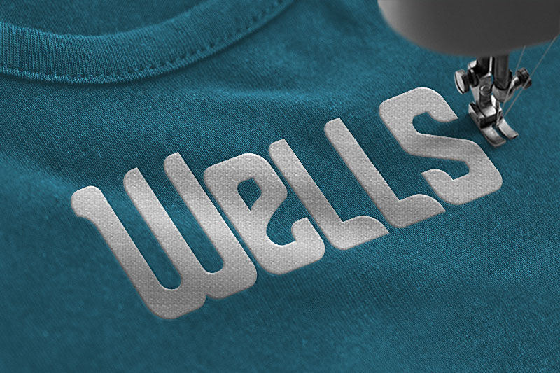 Thenacious Embroidery Display Font