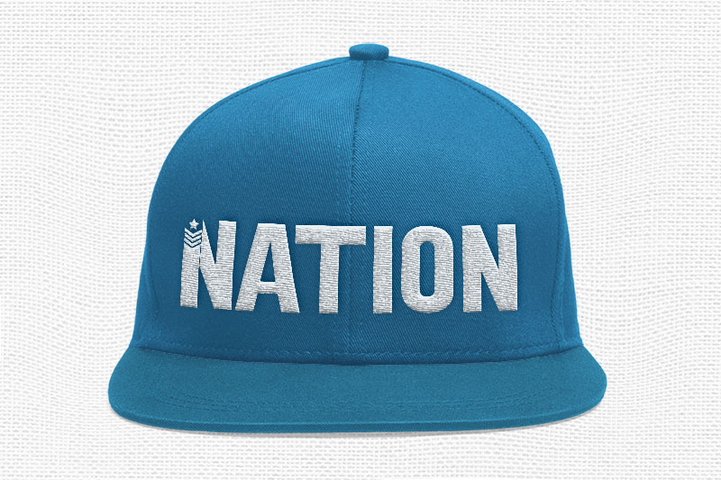 US Veteran Embroidery Decorative Font