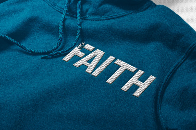 US Veteran Embroidery Decorative Font