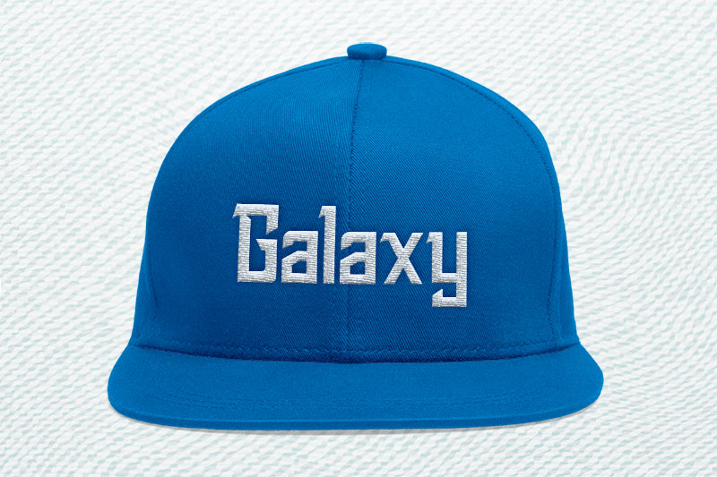 Warlock Embroidery Display Font