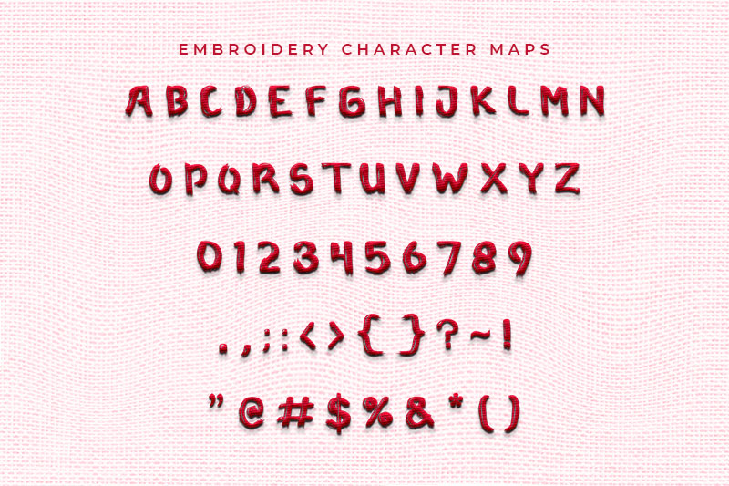 Wildness Embroidery Decorative Font