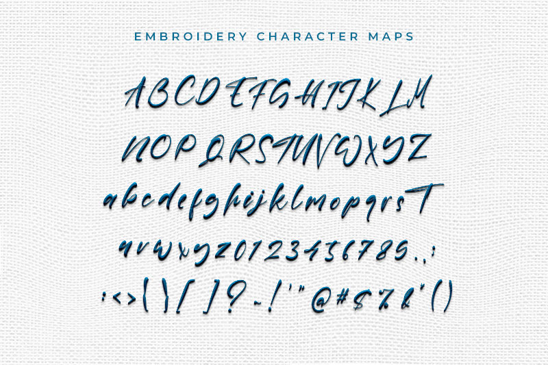 Willard Embroidery Script Font