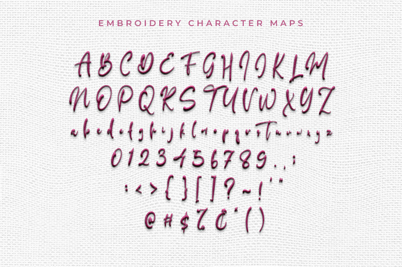 Windy Lane Embroidery Script Font