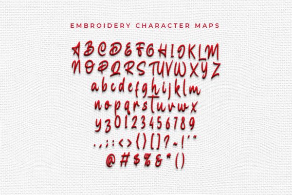 Zabiat Embroidery Script Font