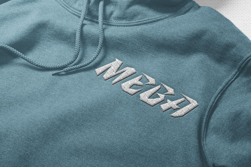 Zanden Embroidery Display Font