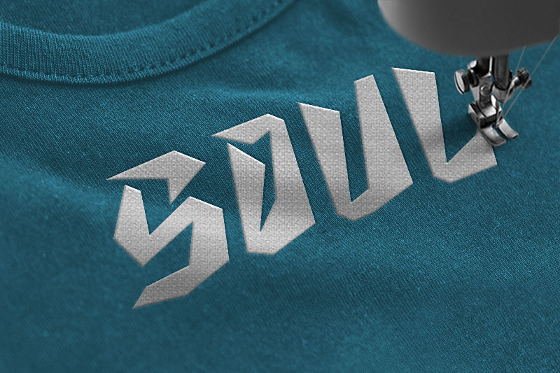 Zanden Embroidery Display Font