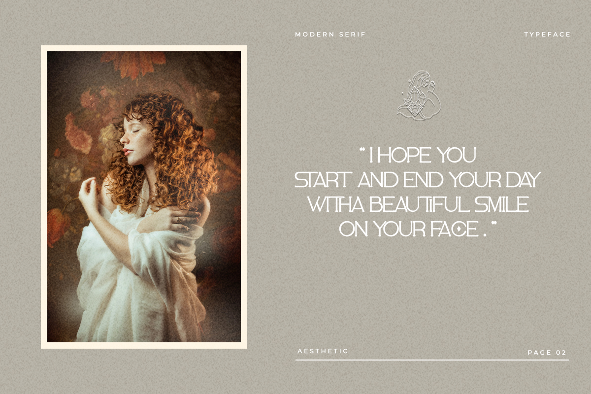 Aesthetic Modern Serif Font