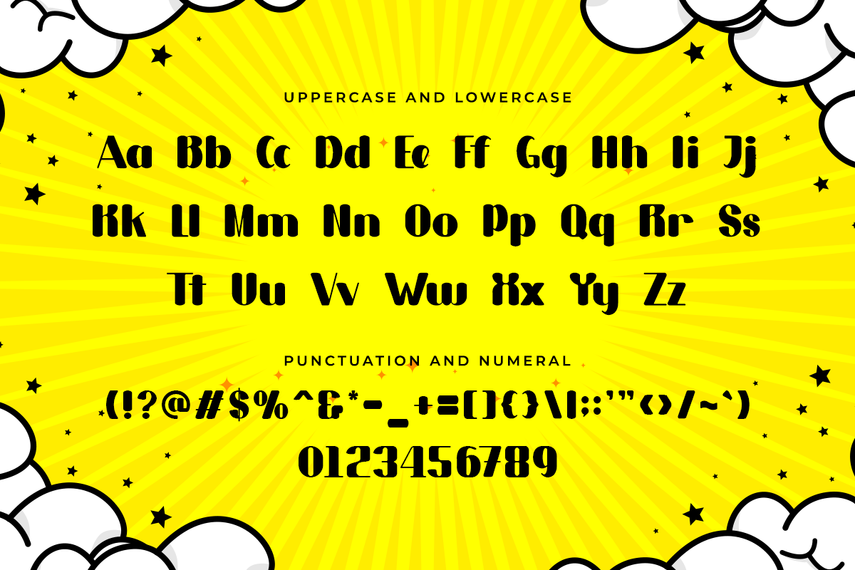 Baby Cute Modern Kids Font