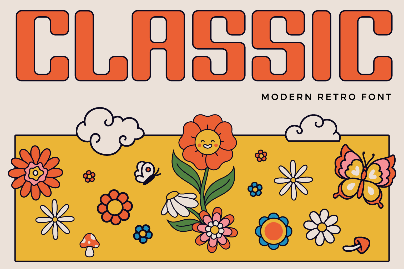 Classic Modern Retro Font - Font Kong