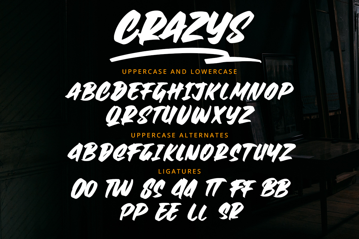 Crazys Modern Display Font