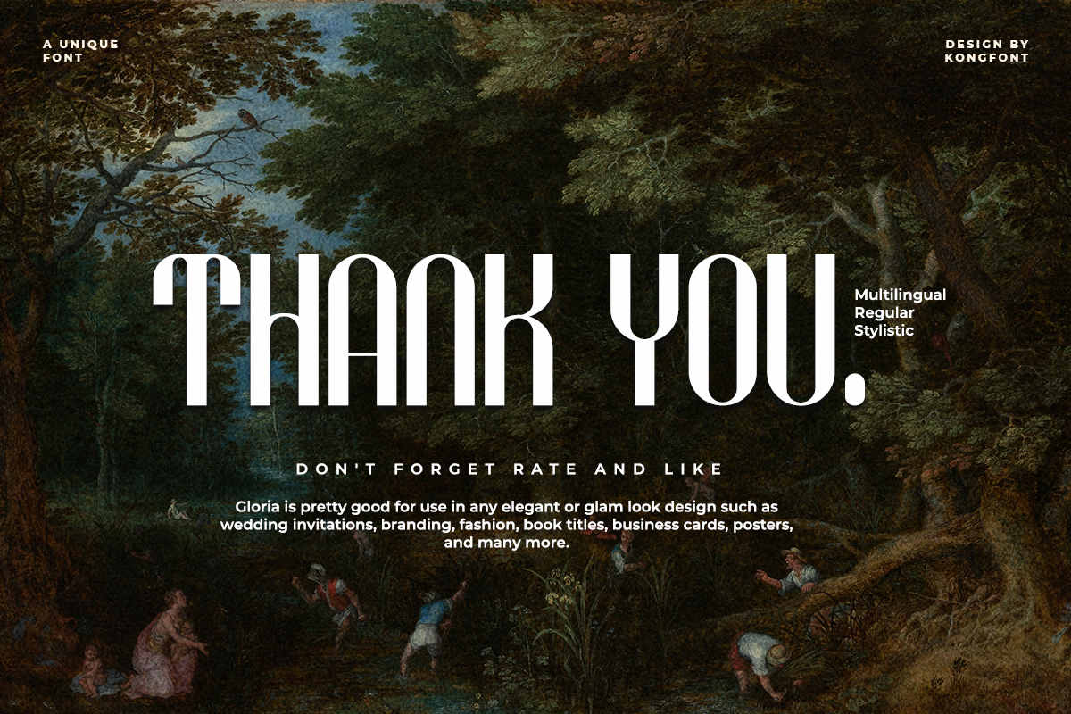 Gloria Sans Serif Font