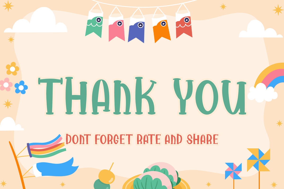 Happy Modern Kids Font - Image 8