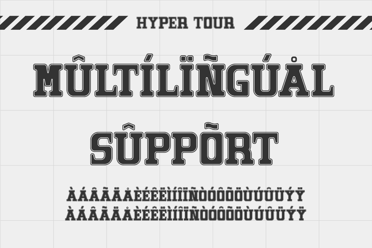 Hyper Tour Modern Display Font - Image 8