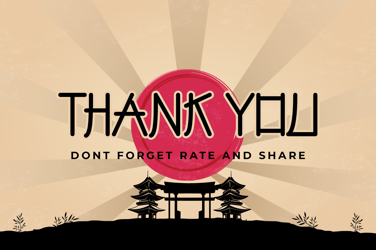 Japanatsuki Modern Japanese Font - Image 9