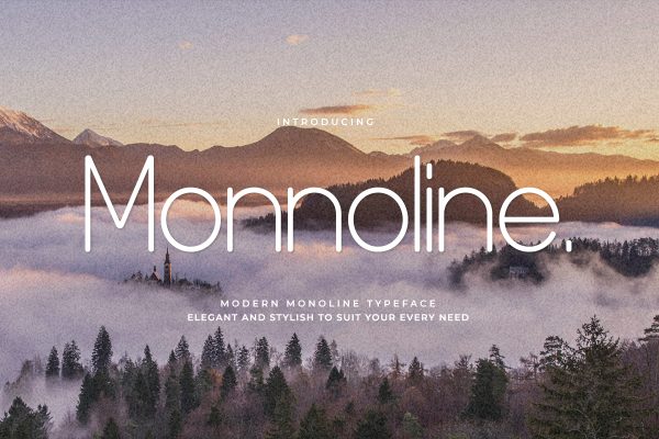 Monnoline Monoline Font