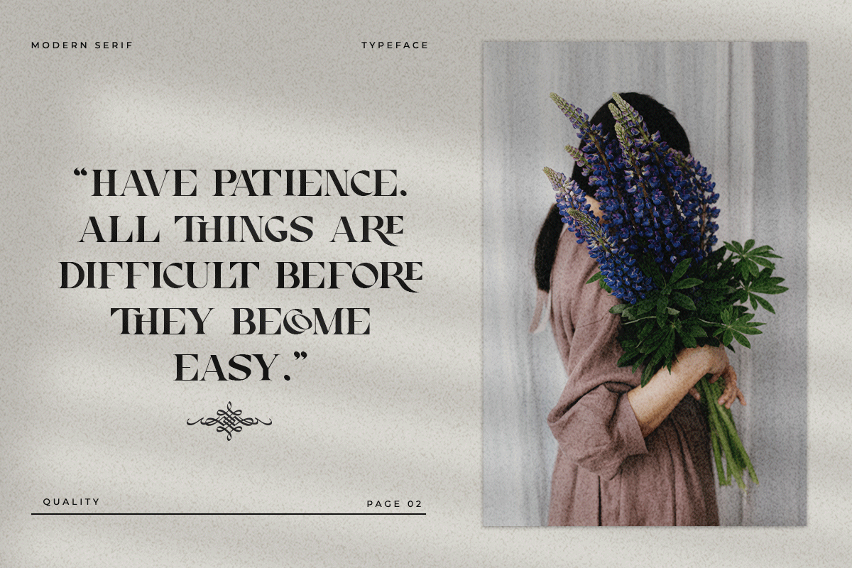 Quality Classy Serif Font