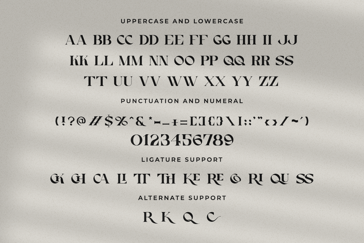 Quality Classy Serif Font