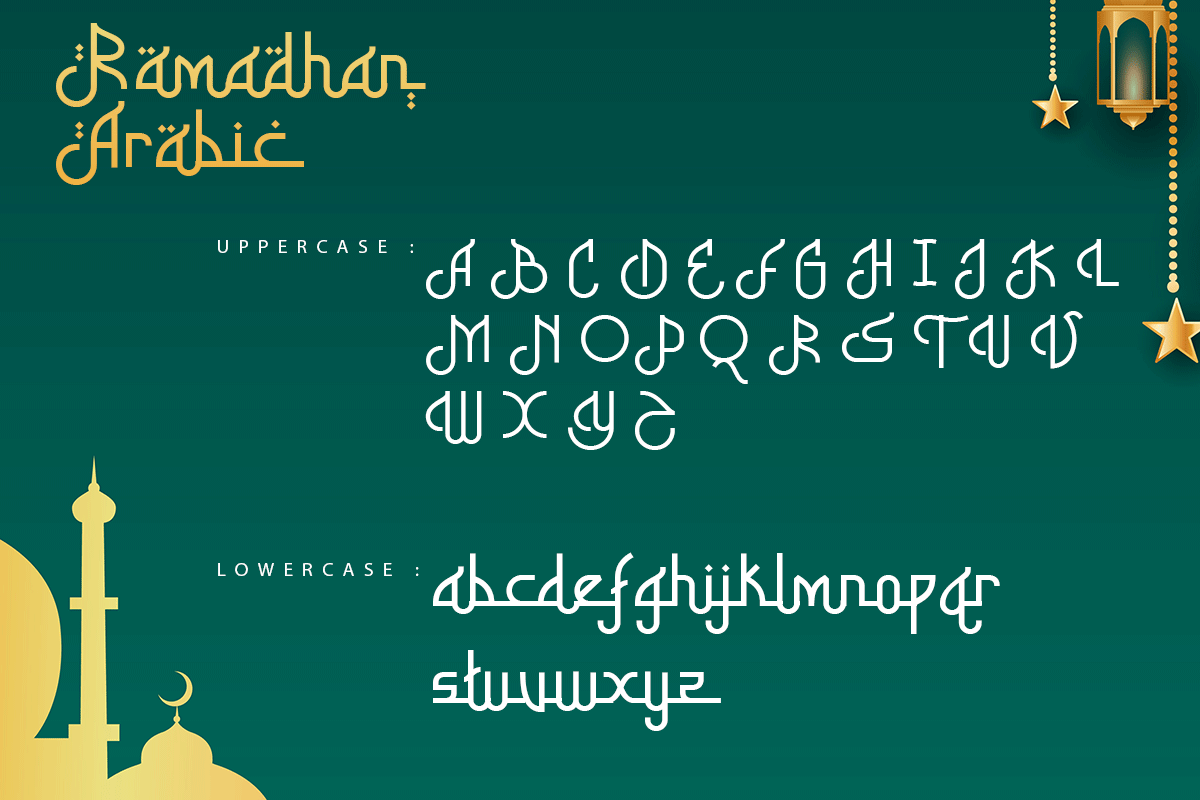 Ramadhan Arabic Modern Arabic Font - Image 5