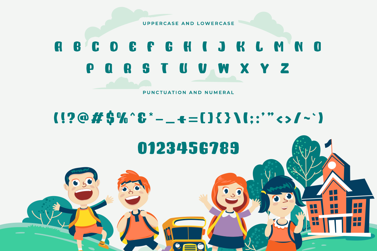 School Modern Kids Font - Image 8