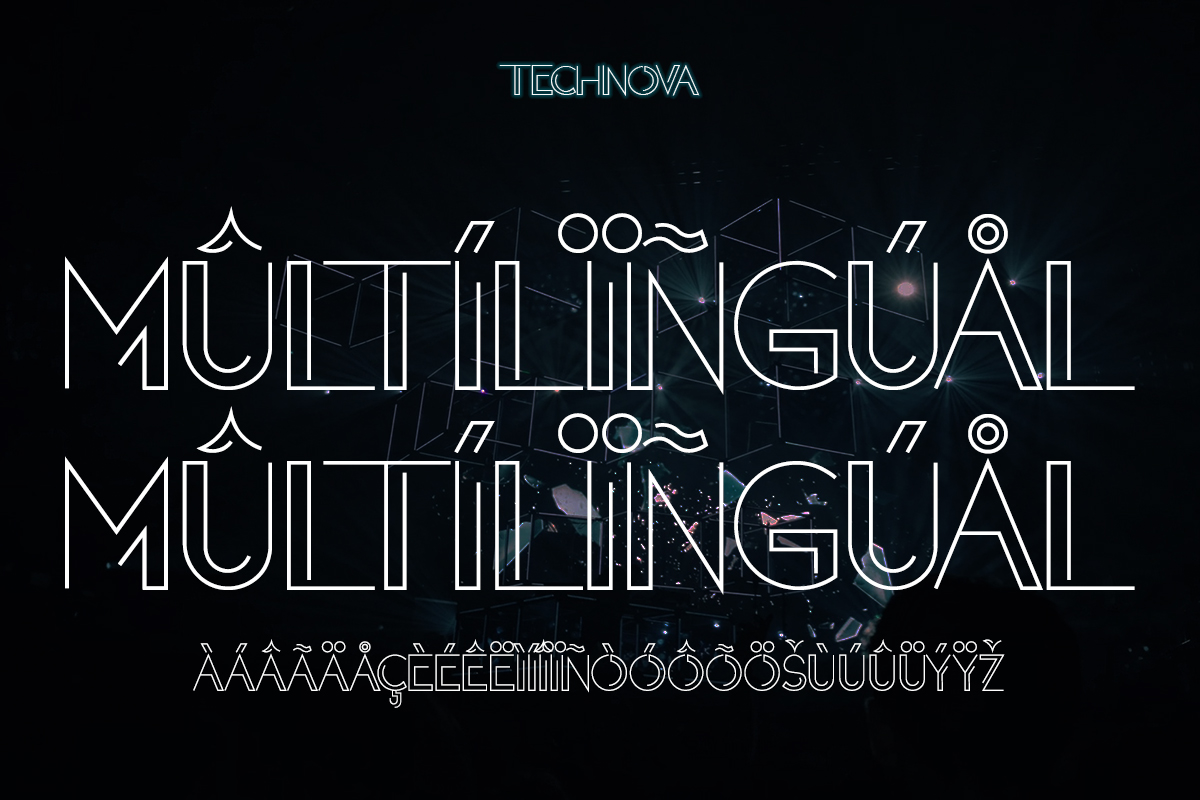 Technova Futuristic Font
