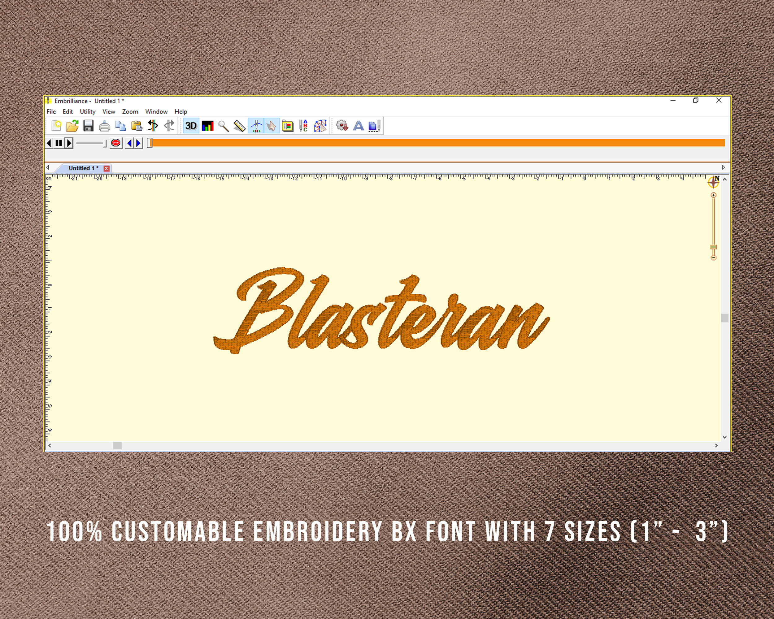 Blasteran Embroidery Font, Embroidery Retro Font, Modern Embroidery Fonts, Blasteran Font For Embroidery, Embroidery Retro Font - Image 11