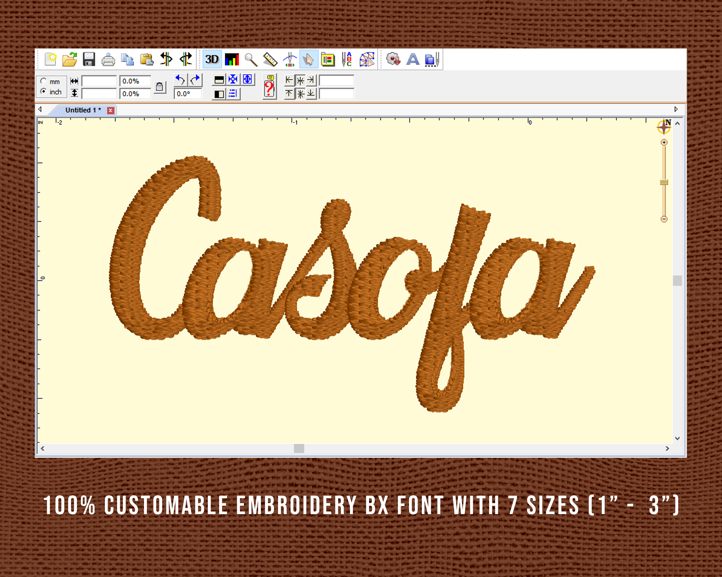 Casofa Embroidery Font, Embroidery Handwriting Font, Retro Embroidery Fonts, Casofa Font For Embroidery, Embroidery Retro Font - Image 11