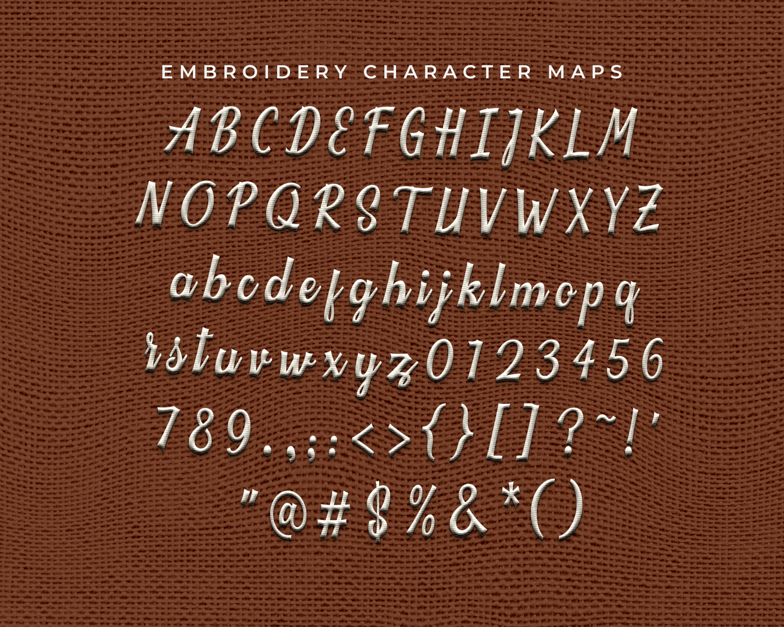 Casofa Embroidery Font, Embroidery Handwriting Font, Retro Embroidery Fonts, Casofa Font For Embroidery, Embroidery Retro Font - Image 10