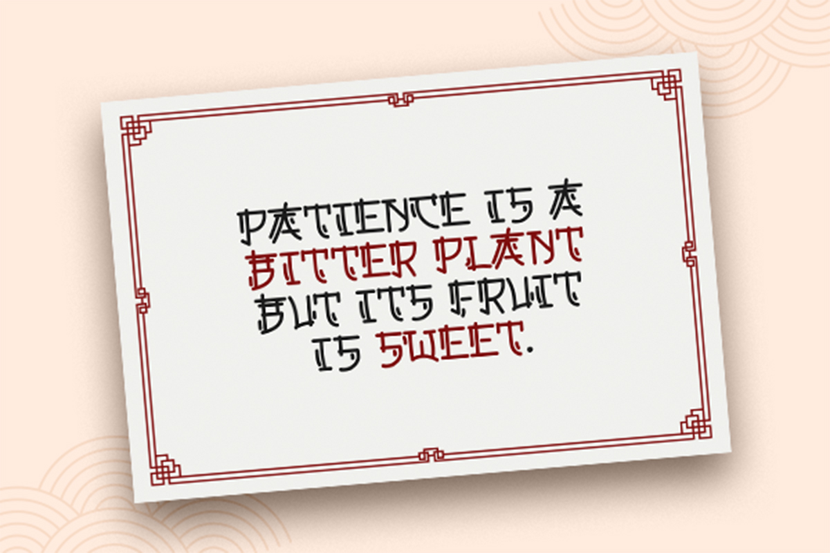 Chinese New Year Modern Chinese Font - Image 6