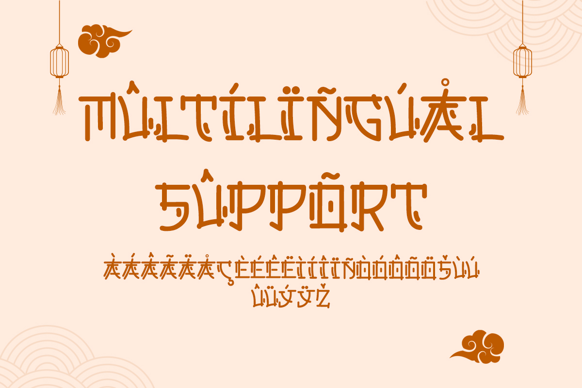 Chinese New Year Modern Chinese Font - Image 7