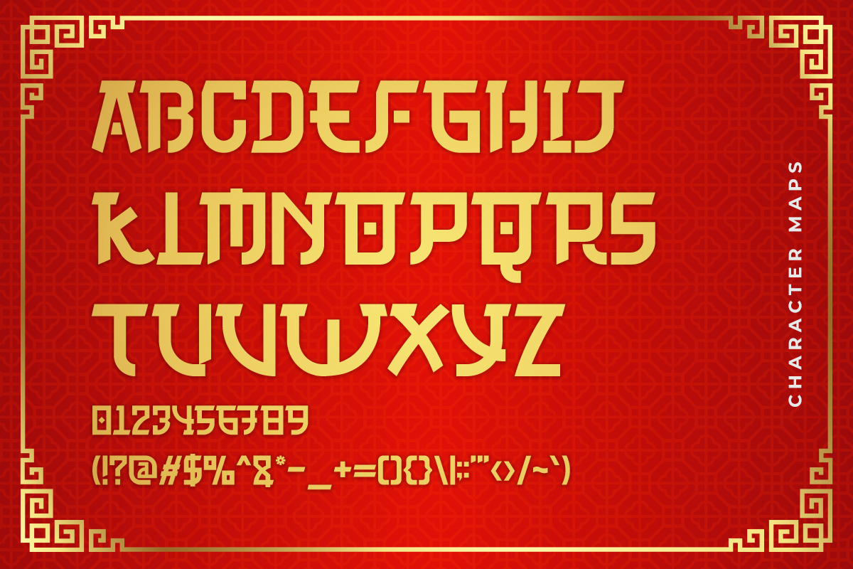Gong Xi Fa Cai Modern Chinese Font - Image 6