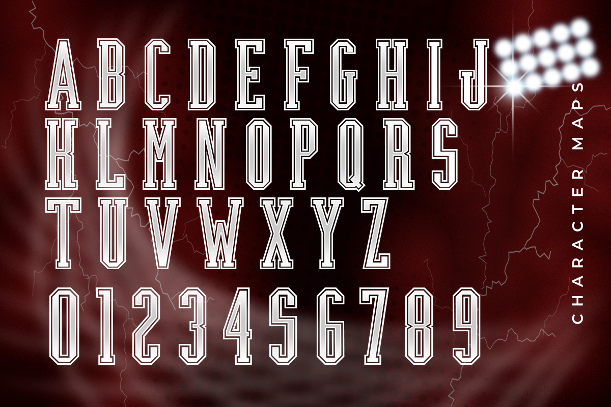 Jersey Modern Display Sport Font - Image 7