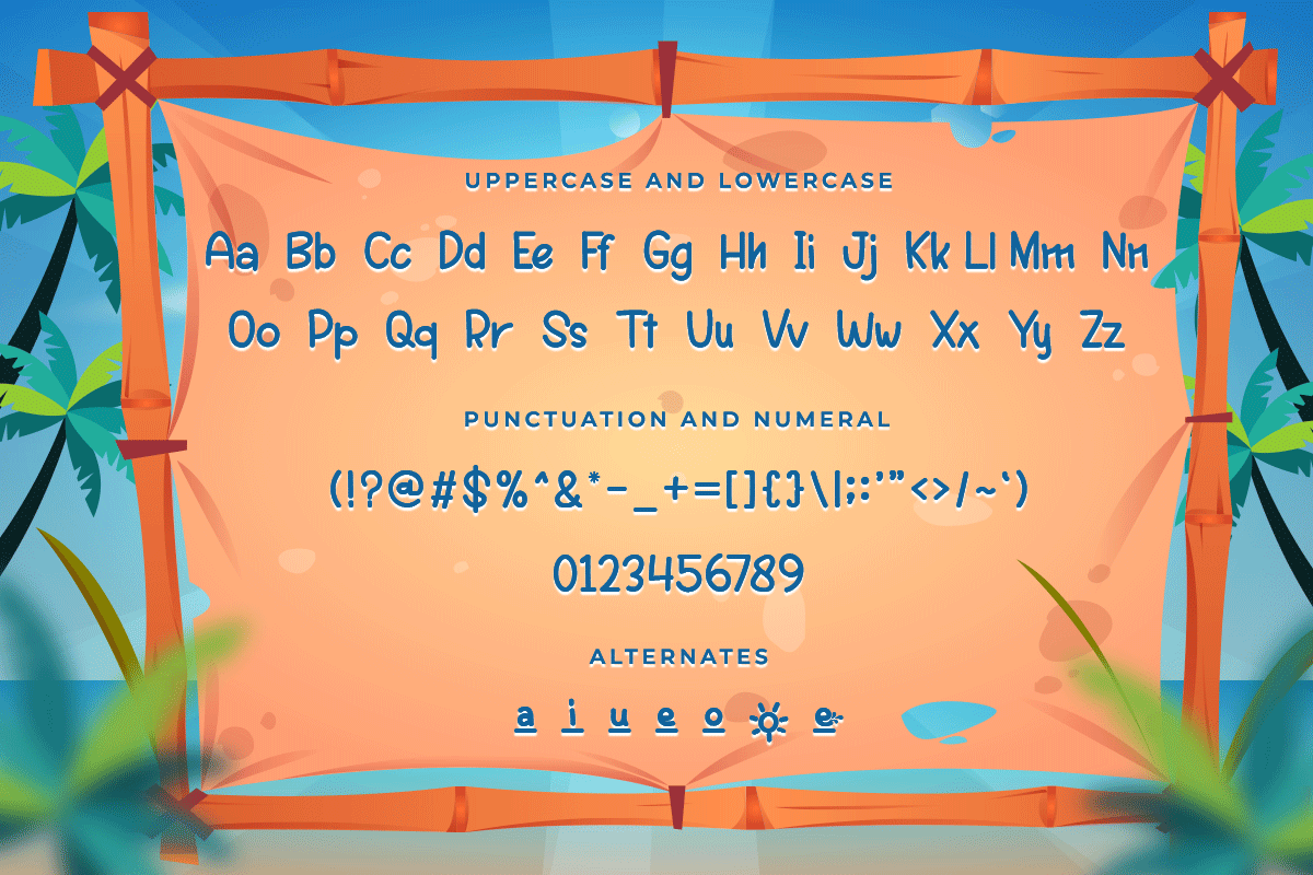 Pop Sunshine Modern Decorative Summer Font - Image 7