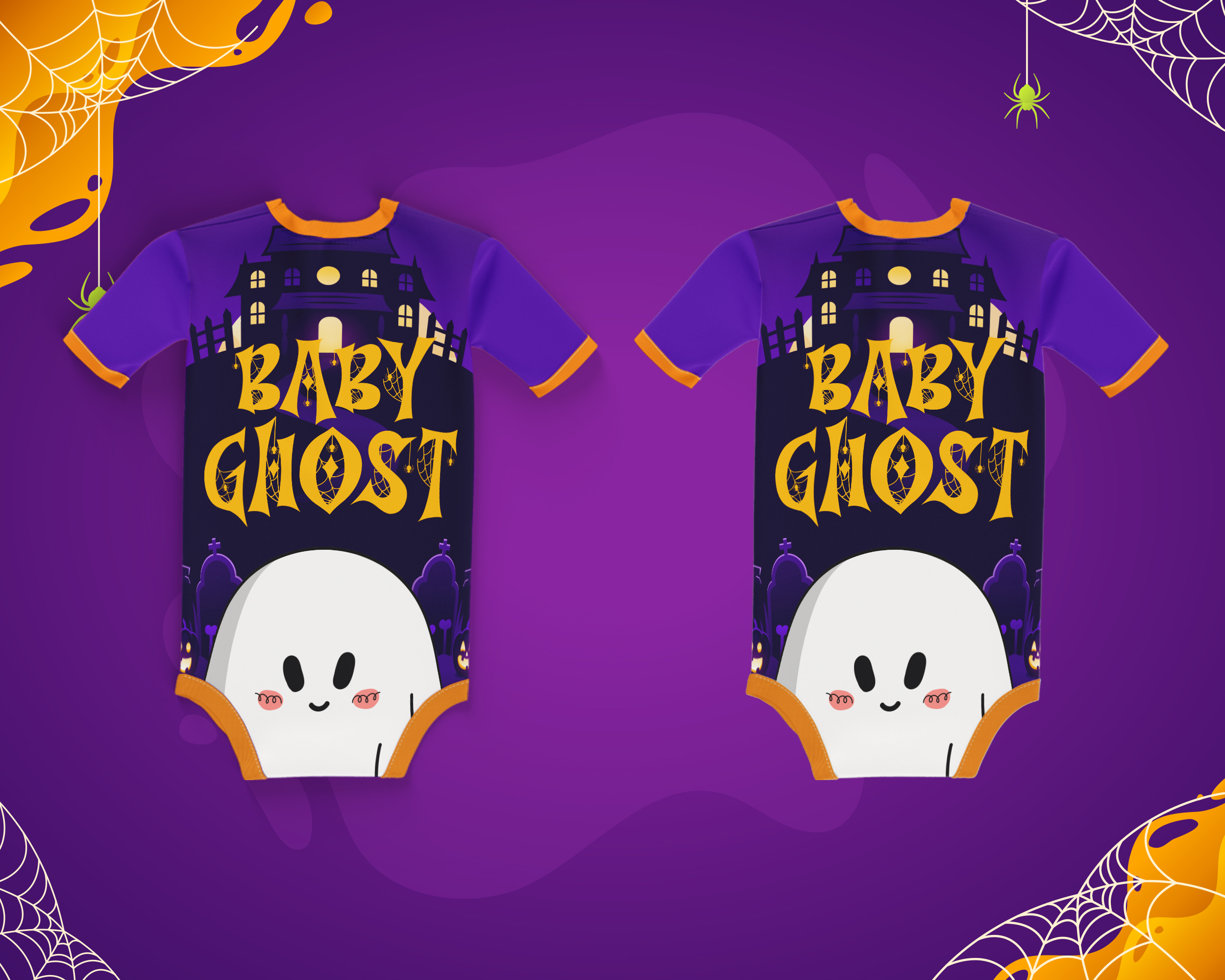 Decorative Tree Night Spider Webs Font - Image 7