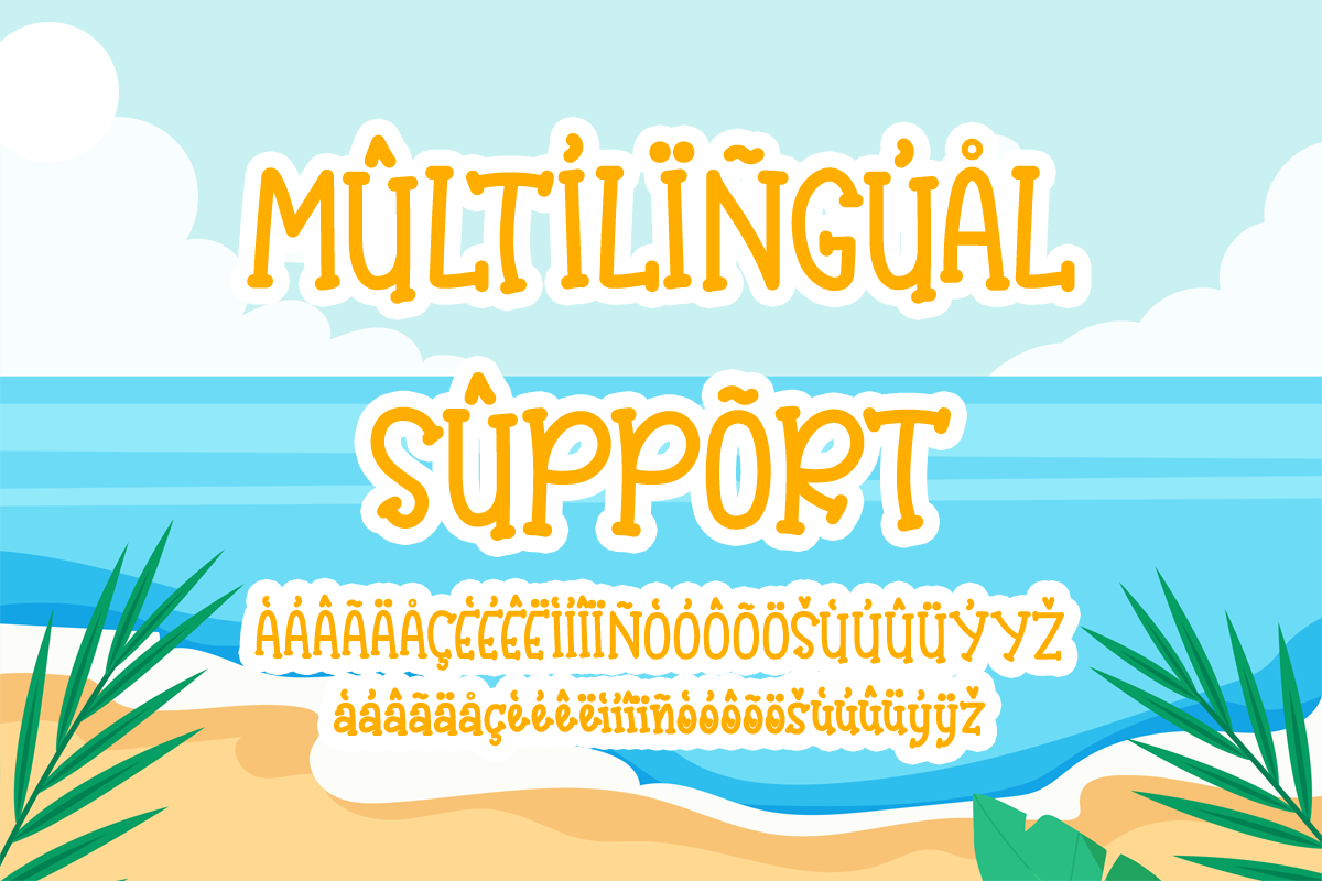 Tropical Summer Modern Summer Font - Image 7