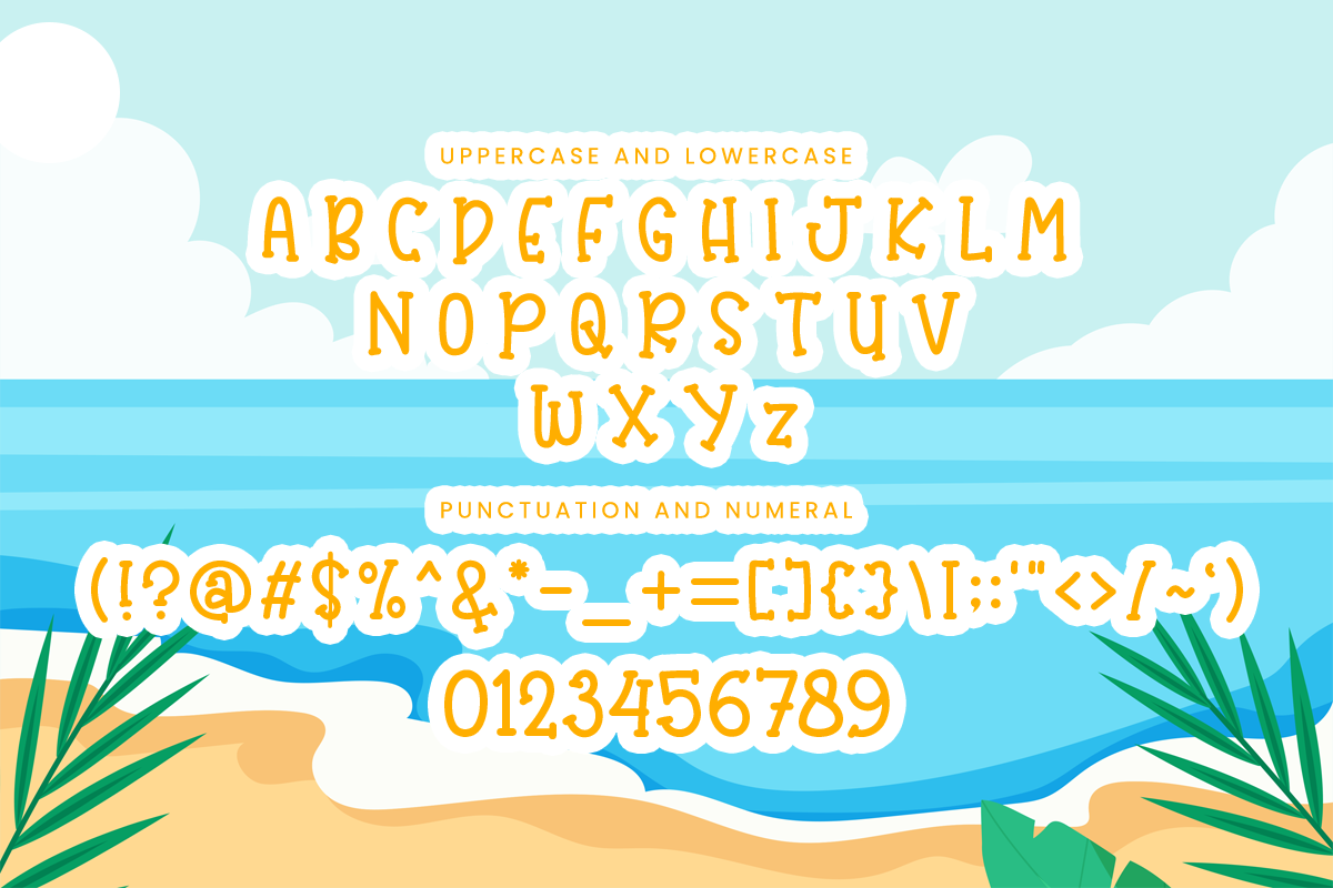 Tropical Summer Modern Summer Font - Image 8