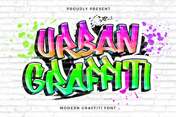 Urban Graffiti Modern Graffiti Font - Image 2