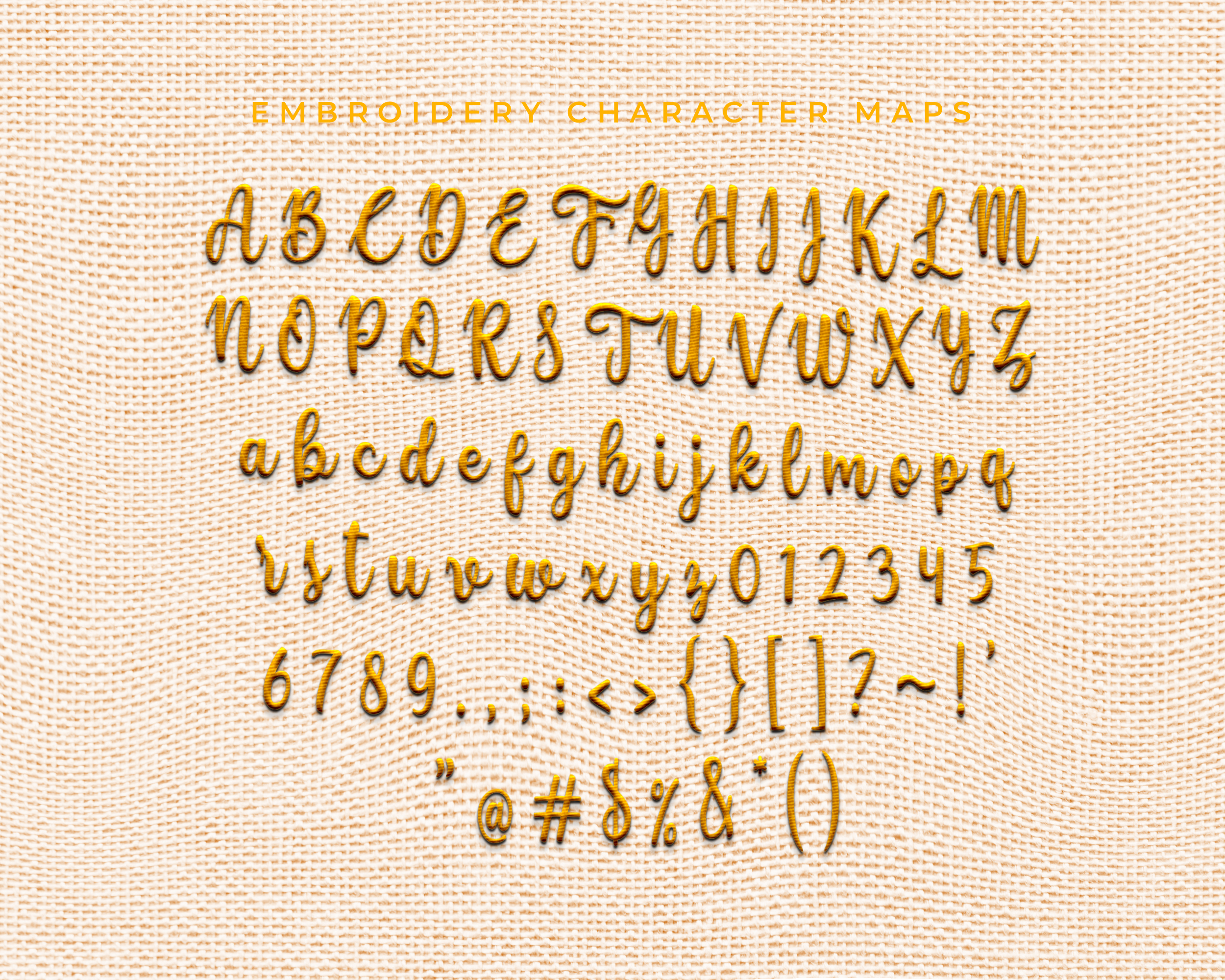 Yellosun Embroidery Font, Embroidery Handwriting Font, Bx Embroidery Fonts, Yellosun Font For Embroidery, Embroidery Script Font - Image 10