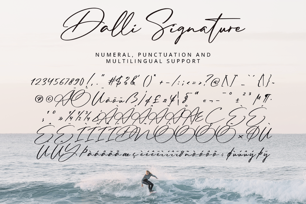 Dalli Signature Modern Signature Font - Image 9
