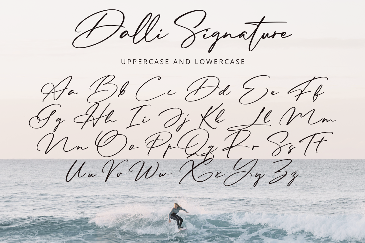 Dalli Signature Modern Signature Font - Image 8