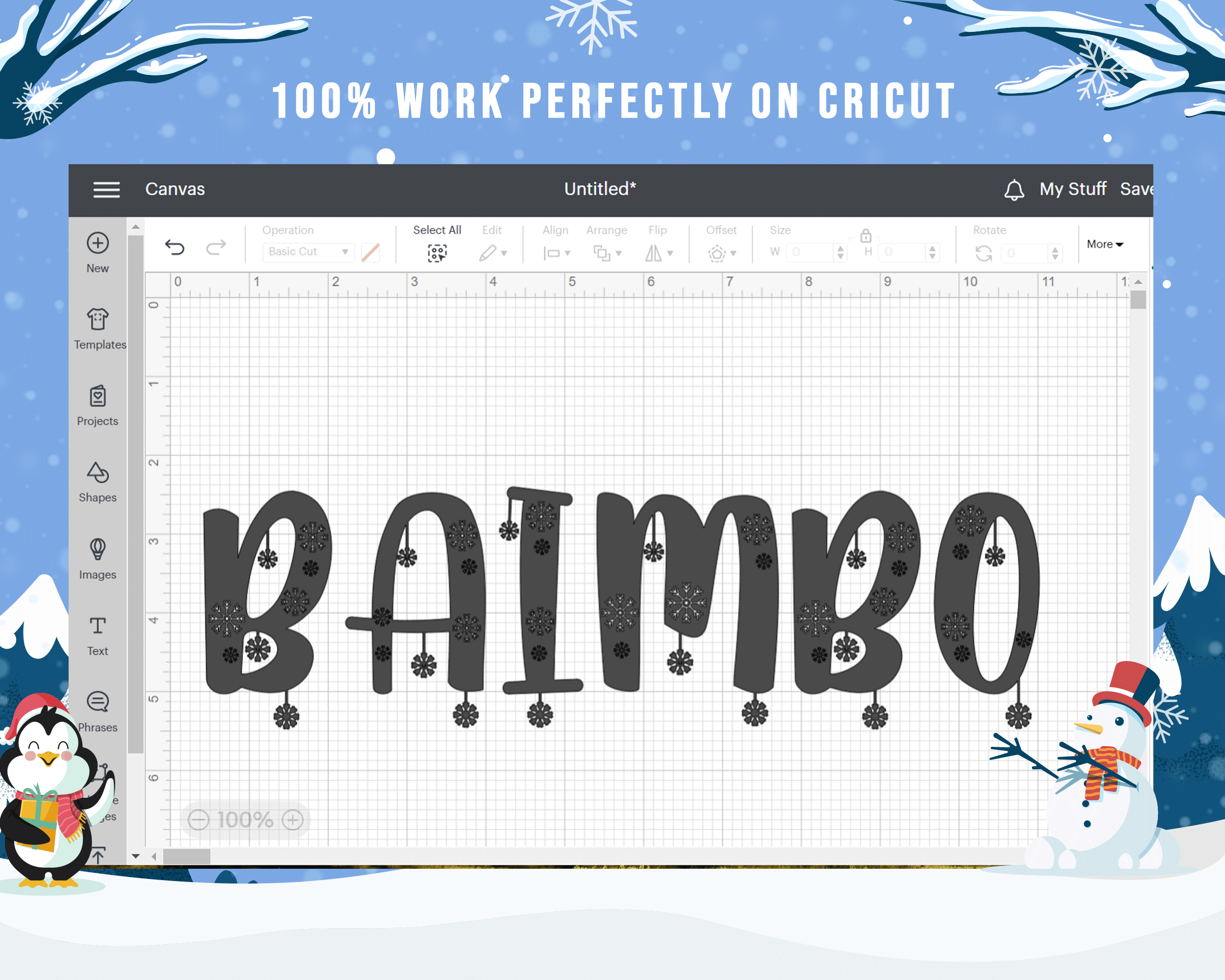 Modern Decorative Baimbo Snow Font - Image 10
