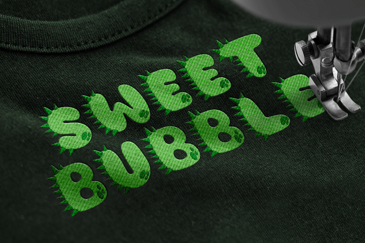 Decorative Dino Alphabet Embroidery Font, Embroidery Decorative Font, Modern Embroidery Fonts, Decorative Dino Alphabet Font For Embroidery, Embroidery Kids Font - Image 6