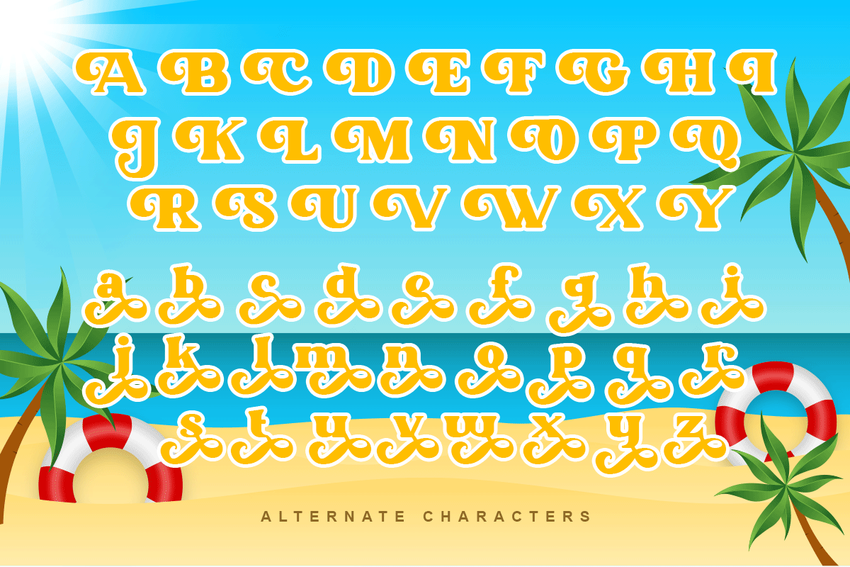 Hello Sun Modern Summer Font - Image 7
