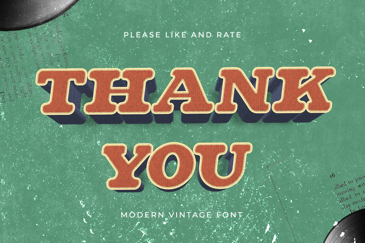 Oldish Modern Retro Font - Image 8