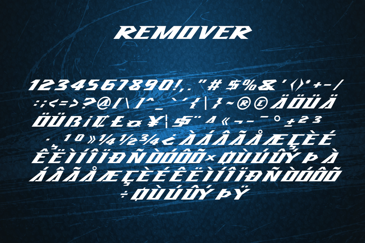 Remover Modern Display Font - Image 9