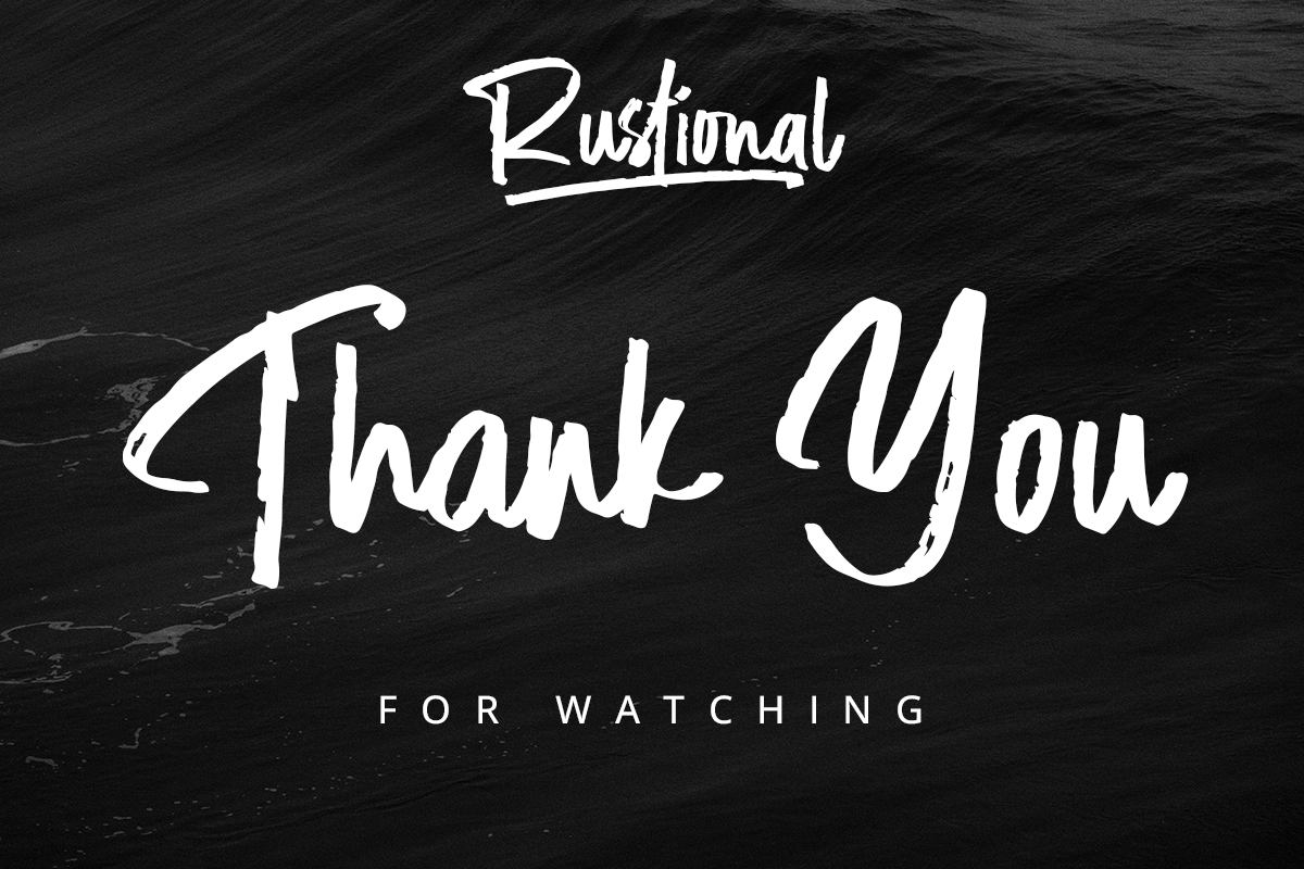 Rustional Modern Script Brush Font - Image 11