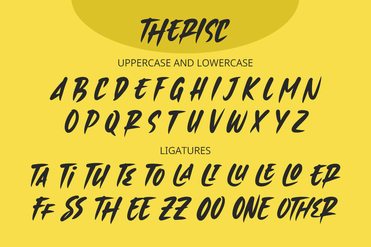 Therisc Modern Handwritten Font - Image 8