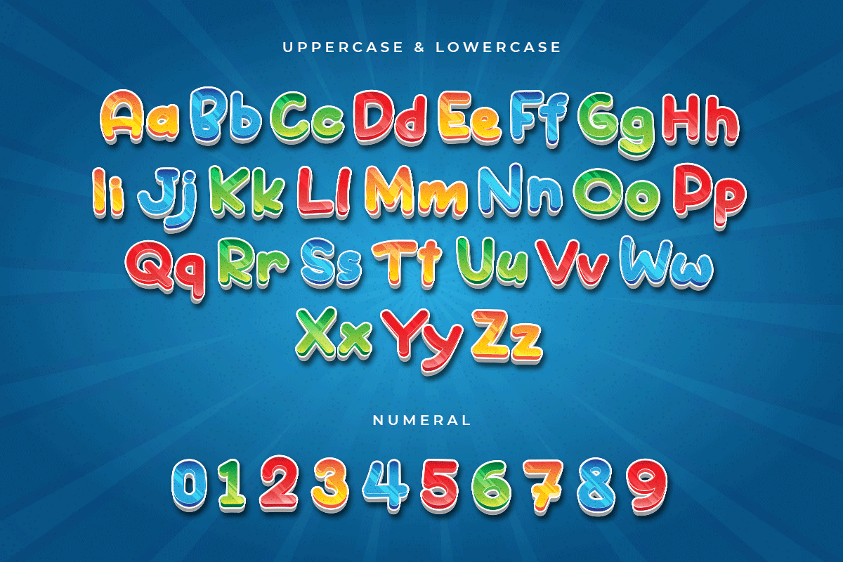 Time Zone Modern Kids Font - Image 6